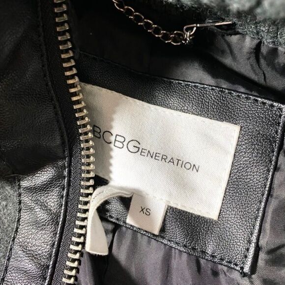 BCBG Generation Dark Gray Peacoat Jacket women’s size XS - Picture 3 of 4